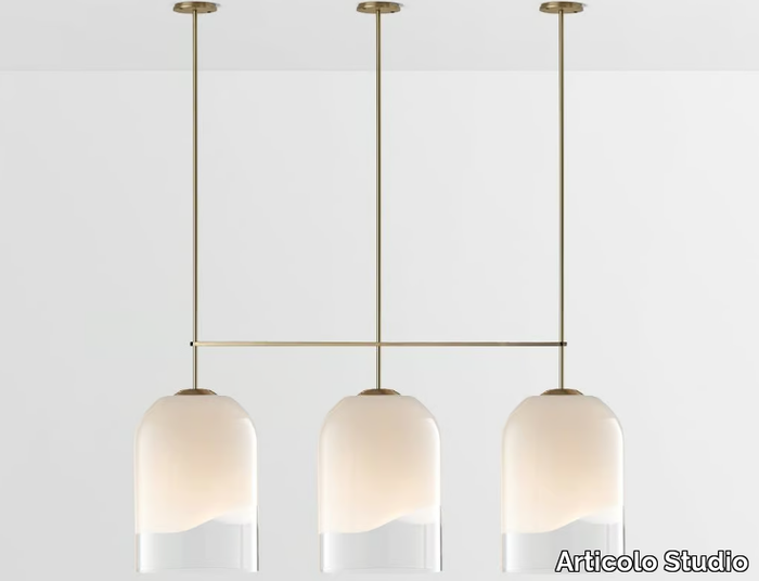 MONI TRIPLE - LED dimmable pendant lamp _ Articolo Studio