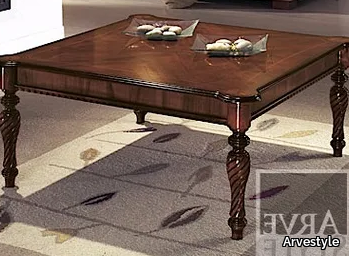 ATHOS - Square solid wood coffee table _ Arvestyle