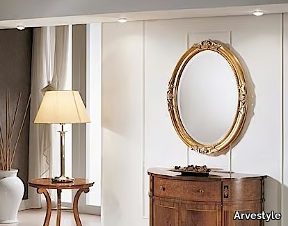 DIANA - Oval wall-mounted framed mirror _ Arvestyle