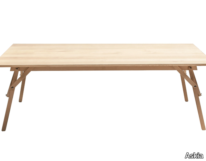 ATELIER - Rectangular oak table _ Askia