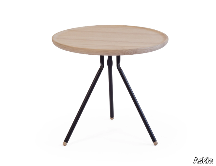 BEND COFFEE TABLE - Low round ash coffee table _ Askia