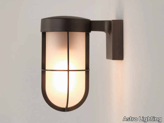 CABIN WALL FROSTED - Satin glass outdoor wall lamp _ Astro Lighting