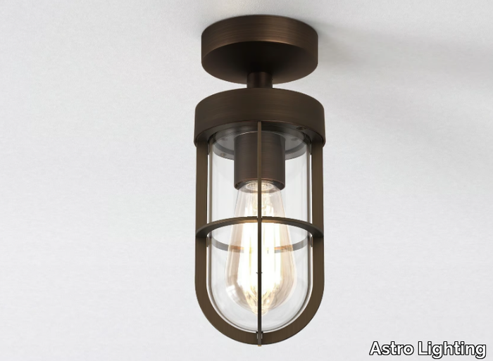 CABIN SEMI FLUSH - Zinc outdoor ceiling lamp _ Astro Lighting