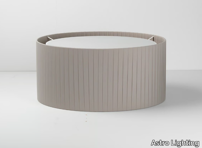 DRUM PLEATED - Drum shaped pleated fabric lampshade _ Astro Lighting