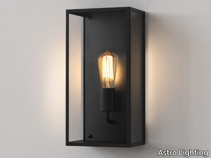 MESSINA 200 - LED Glass and Stainless Steel Outdoor wall Lamp _ Astro Lighting