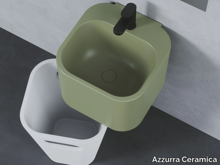 TANDEM - Washbasin / laundry container _ Azzurra Ceramica