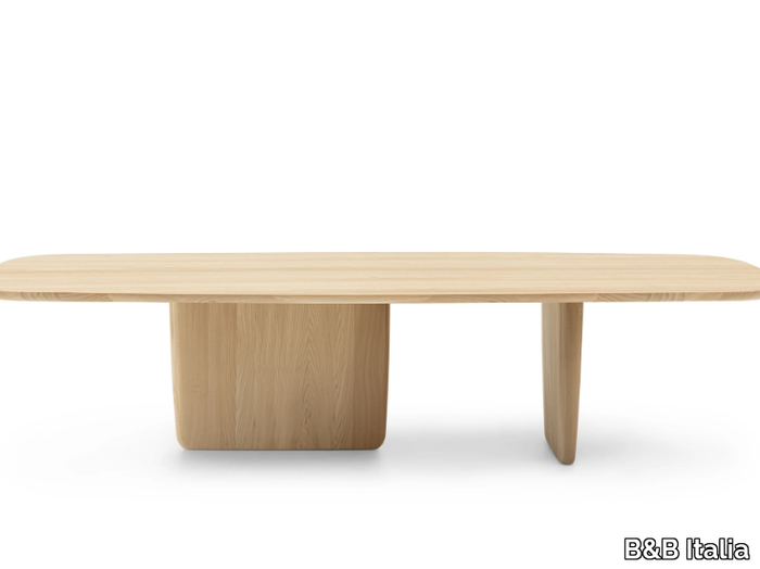 TOBI-ISHI - Rectangular wooden table _ B&B Italia