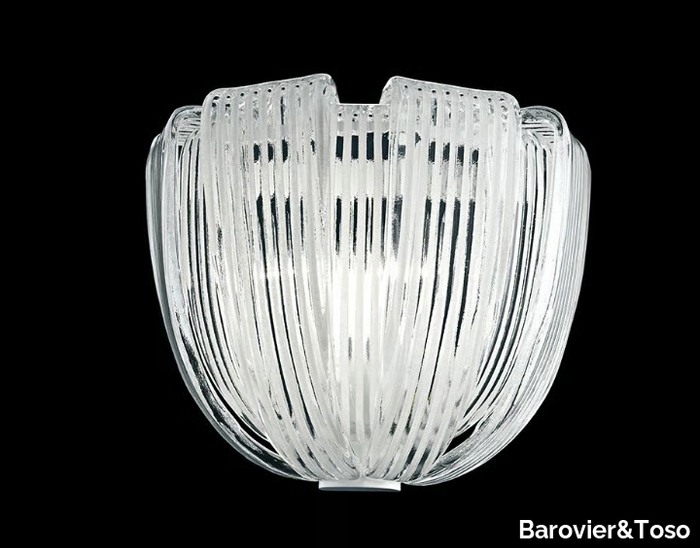 PLISSÉ - Venetian crystal wall lamp _ Barovier&Toso