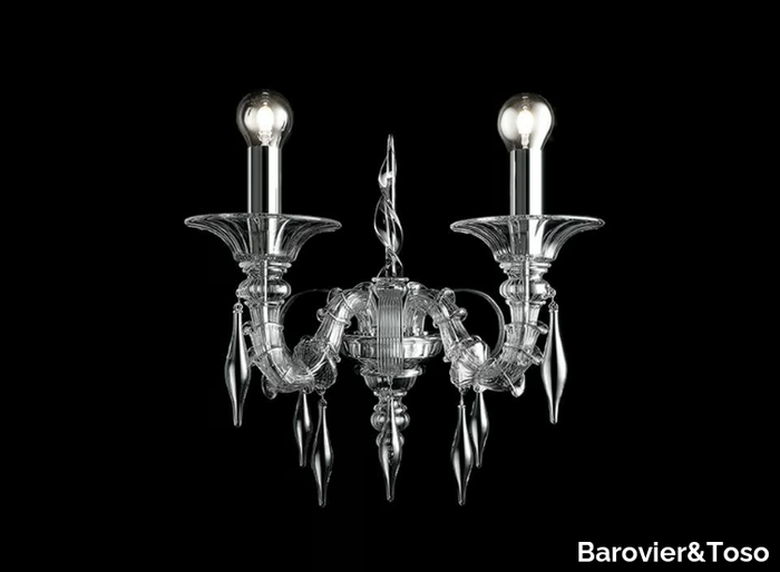 SAN GIORGIO - Venetian crystal wall lamp _ Barovier&Toso