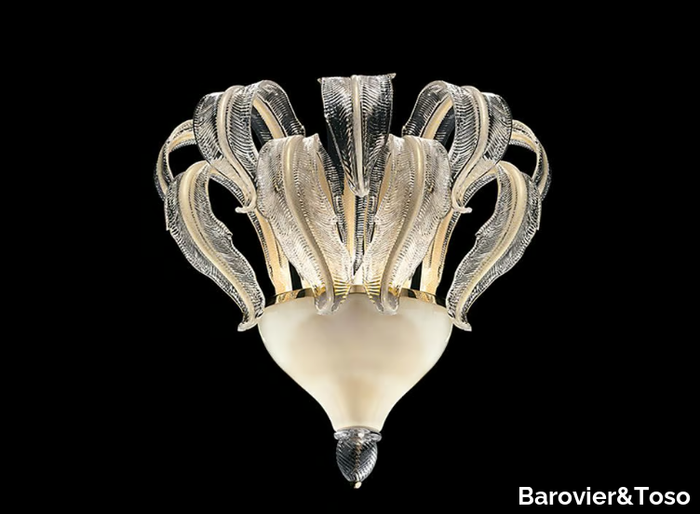 PIUME - Venetian crystal wall lamp _ Barovier&Toso