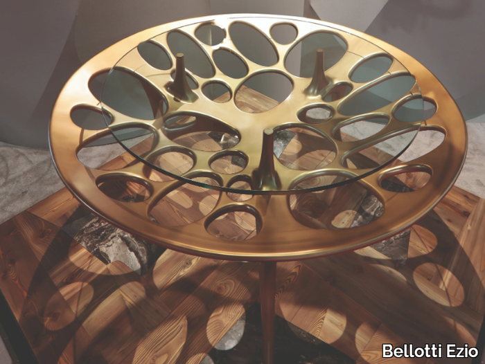 PEGASO - Round crystal table _ Bellotti Ezio