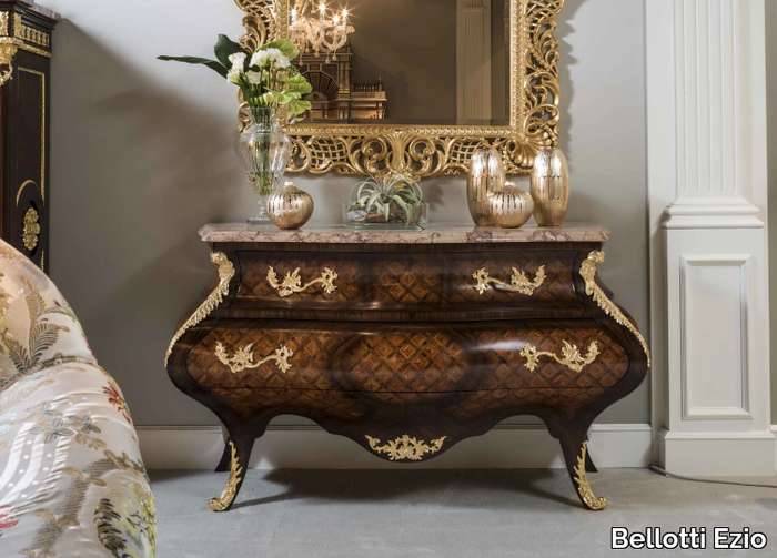 5836 - Rectangular wooden console table with drawers _ Bellotti Ezio