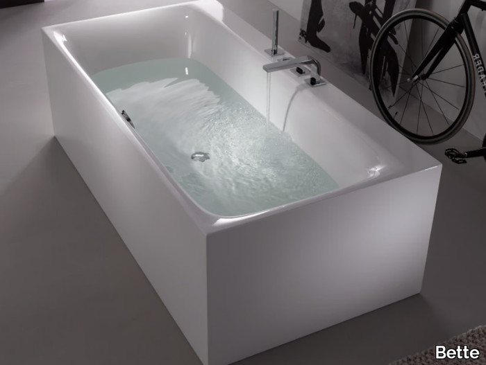 BETTELUX SILHOUETTE SIDE - Freestanding enamelled steel bathtub _ Bette