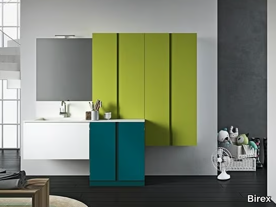 IDROBOX COMP. 7 - Laundry room cabinet with hinged doors _ Birex