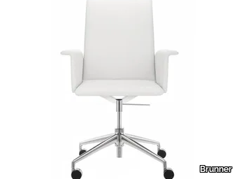 FINASOFT - Office chair with castors with 4-Spoke base _ Brunner