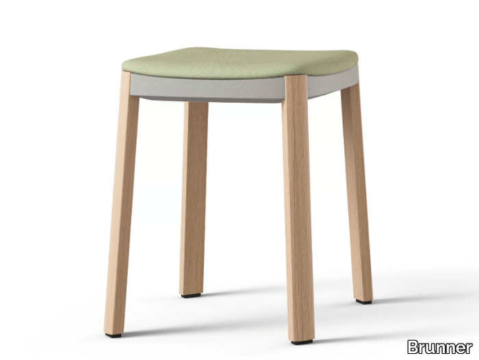 NATE - Wooden barstool _ Brunner