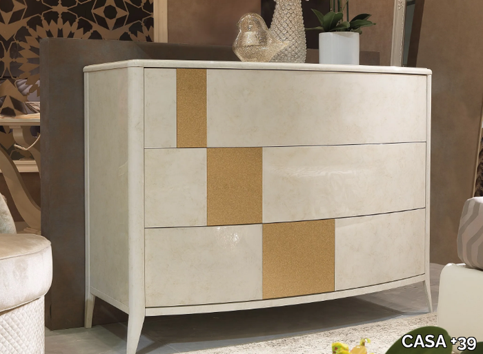 GOLD - Wooden chest of drawers _ CASA +39