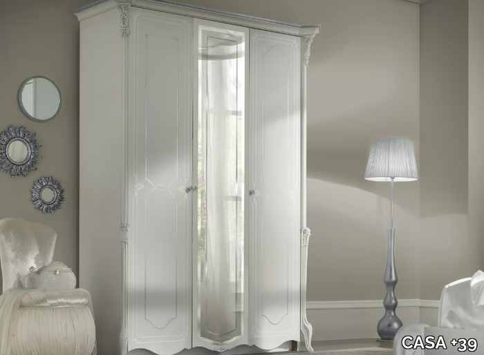 GIULIETTA - Mirrored wooden wardrobe _ CASA +39