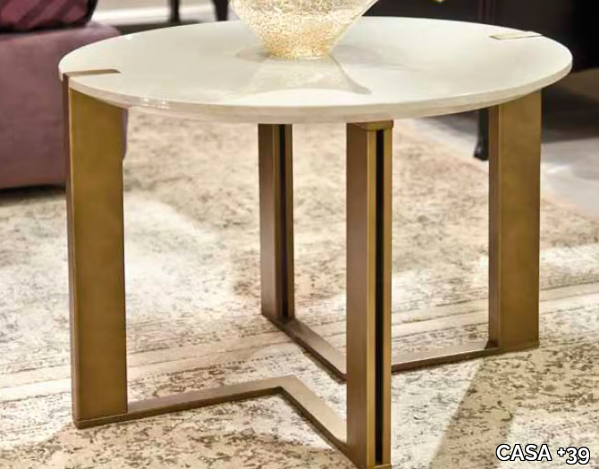 GOLD - Round coffee table _ CASA +39