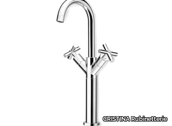 EXCLUSIVE CRIEV248 - Washbasin tap with automatic pop-up waste _ CRISTINA Rubinetterie