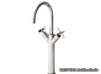 CROSS ROAD CRICR948 - High 1 hole washbasin mixer _ CRISTINA Rubinetterie