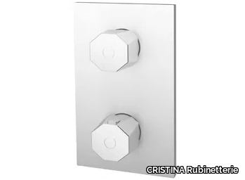 FRACTAL CRIFT751/CRIFT752/CRIFT753 - 2 hole Recessed wall-mounted shower mixer _ CRISTINA Rubinetterie