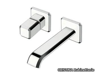 ITALY CRIIT257 - 2 hole wall-mounted single handle washbasin mixer _ CRISTINA Rubinetterie