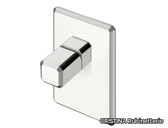 ITALY CRIIT686 - External single handle shower tap with plate _ CRISTINA Rubinetterie