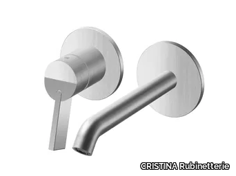 PIEGA CRIPA257 - 2 hole wall-mounted washbasin mixer _ CRISTINA Rubinetterie