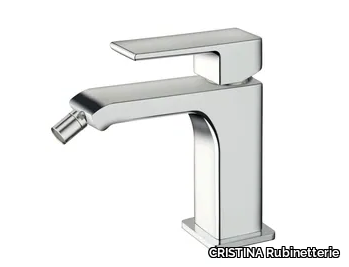 QUADRI S CRIQS370 - Countertop single handle bidet mixer without waste _ CRISTINA Rubinetterie