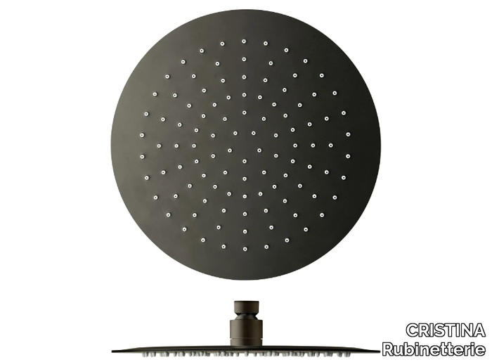 SANDWICH SPECIAL CRIPD953 - Ceiling mounted round overhead shower with anti-lime system _ CRISTINA Rubinetterie