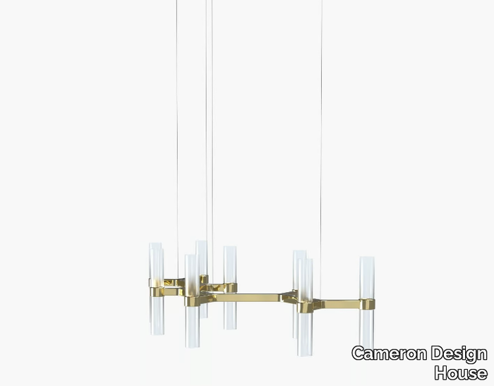 BRANCH S78-14 - LED handmade frosted glass pendant lamp _ Cameron Design House