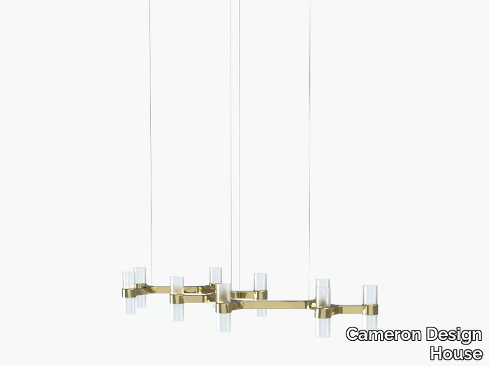 BRANCH S78-15 - LED handmade frosted glass pendant lamp _ Cameron Design House