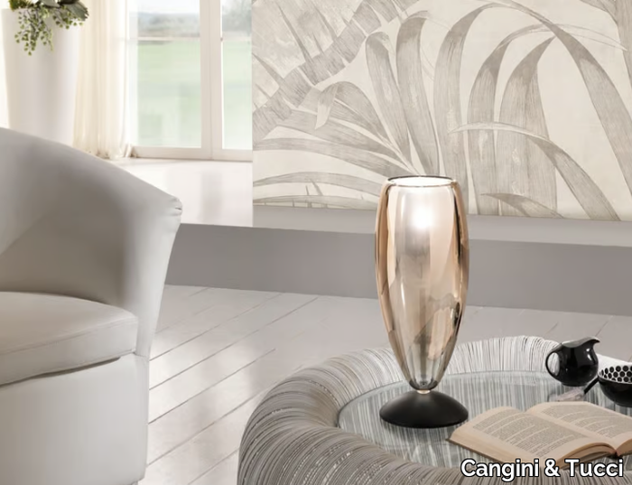 FLUTE - Direct light blown glass table lamp _ Cangini & Tucci