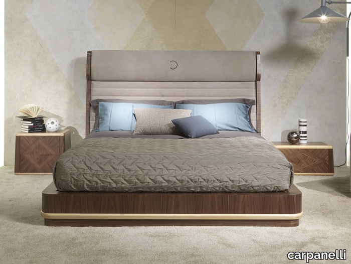 GALILEO - Double bed with high headboard _ carpanelli