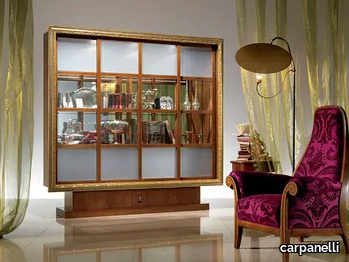 QUADRO - Solid wood bookcase / display cabinet _ carpanelli