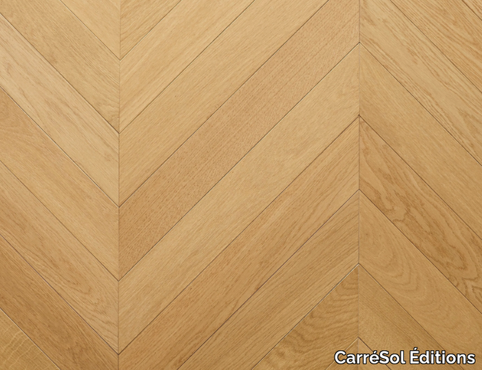 POINT DE HONGRIE CHÊNE CONTRECOLLÉ UMBER - Oak parquet _ CarréSol Éditions