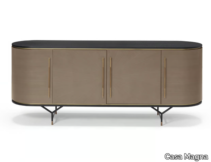 BOGART - Wooden sideboard with doors _ Casa Magna