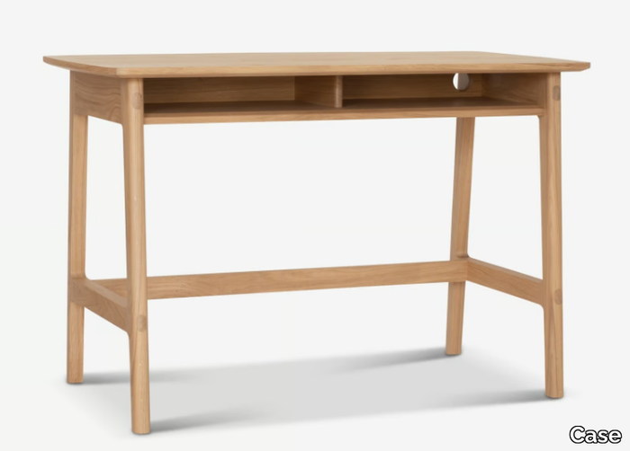 DULWICH - Rectangular oak writing desk _ Case