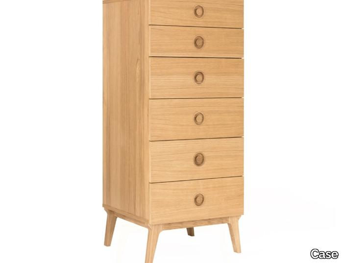 VALENTINE - Oak chest of drawers _ Case