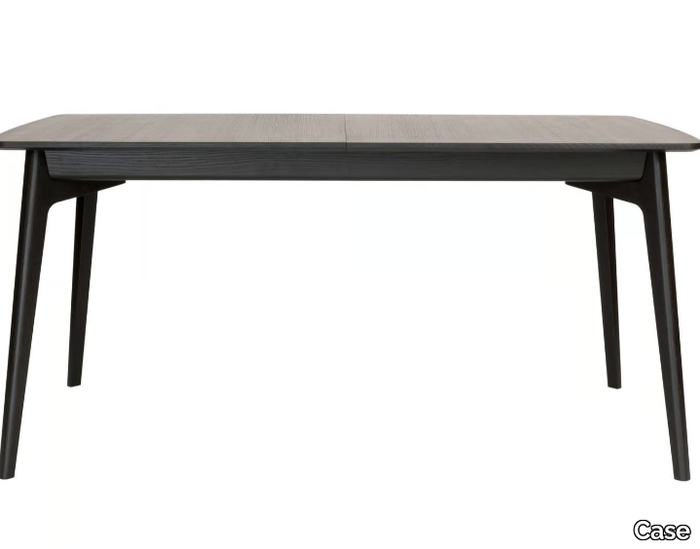 DULWICH - Extending rectangular black stain table _ Case