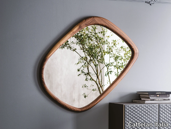 JANEIRO - Wall-mounted framed mirror _ Cattelan Italia