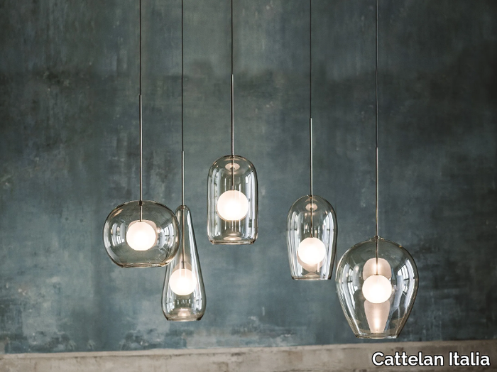 MELODY - Crystal pendant lamp _ Cattelan Italia