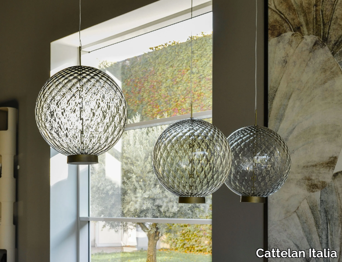 OHAY - Blown glass pendant lamp _ Cattelan Italia