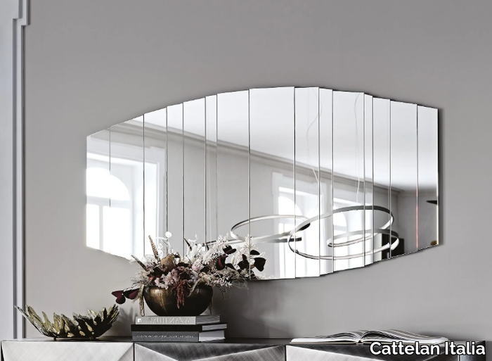 STRIPES - Wall-mounted mirror _ Cattelan Italia