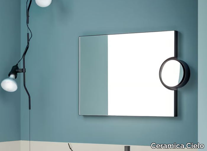 POLIFEMO - Wall-mounted bathroom mirror _ Ceramica Cielo