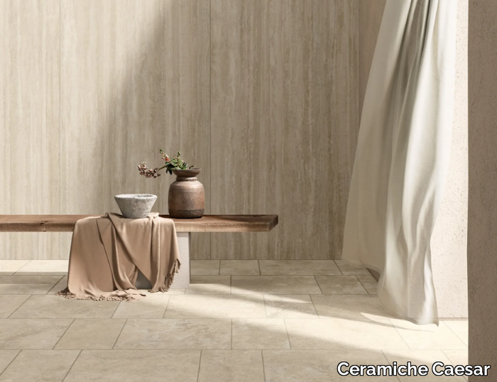 ICONICA RUSTIC - Porcelain stoneware wall/floor tiles with marble effect _ Ceramiche Caesar