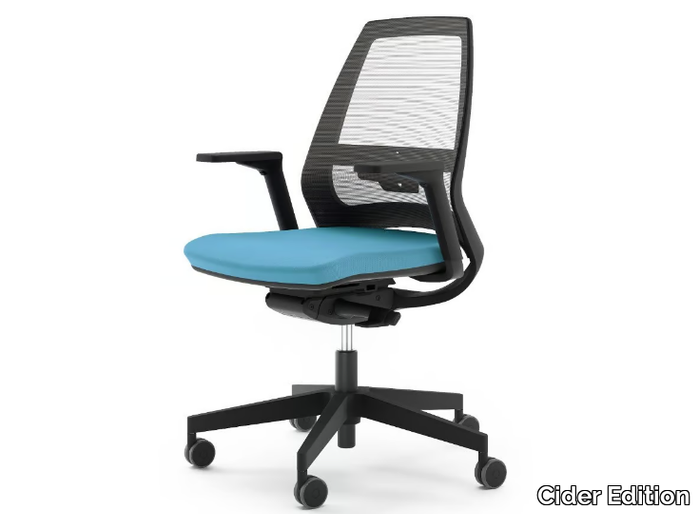 4US - Office chair with castors with 5-Spoke base _ Cider Edition