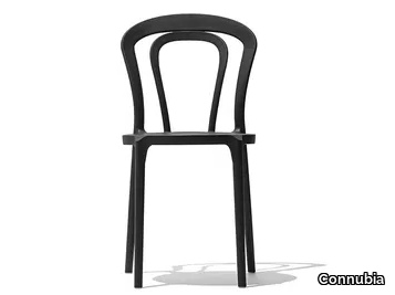 CAFFÉ - Stackable polypropylene chair open back _ Connubia