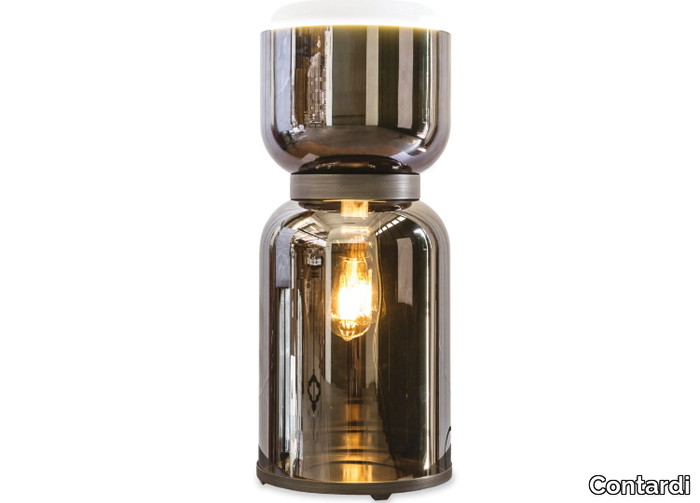 CLESSIDRA KAYROS - LED glass table lamp _ Contardi